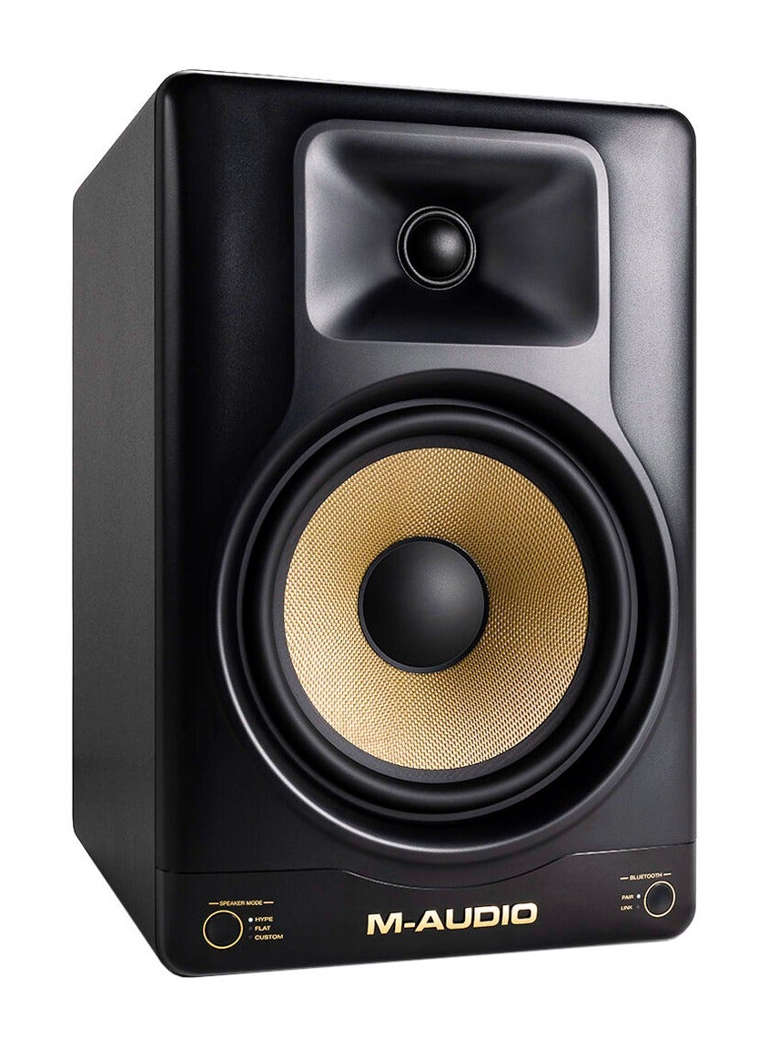 Compare MAudio Forty Eighty 8inch Powered Studio Monitor 150W Biamped Active Studio Monitor with 8 Woofer, 1.25 Tweeter, Bluetooth, and DSP  Each at KSA Price