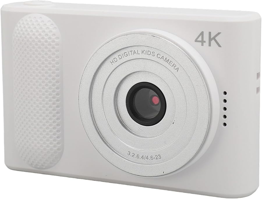 White 4K Digital Camera 48MP Autofocus Vlogging…
