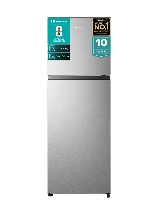 Compare 418L Gross326L Net Capacity ,Topmount Refrigerator , With Inverter Technology,Right open,  Total No frost With recessed handle RT3N418NAI Silver at KSA Price