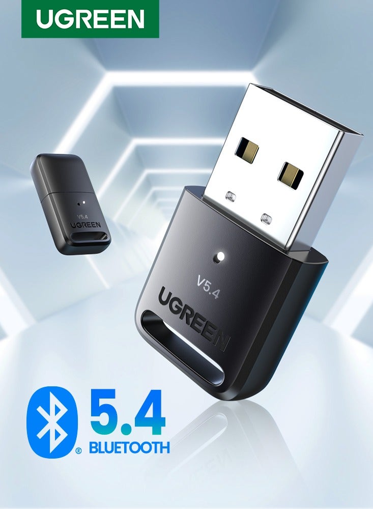 Compare Latest USB Bluetooth Adapter for PC,5.4 Bluetooth Dongle Transmitter,?Lagfree Multidevice Connect?of Mouse,Keyboard,Headsets,Gamepad?Driver Free?Bluetooth 5.4 Adapter for Windows 8.11011 Black at KSA Price