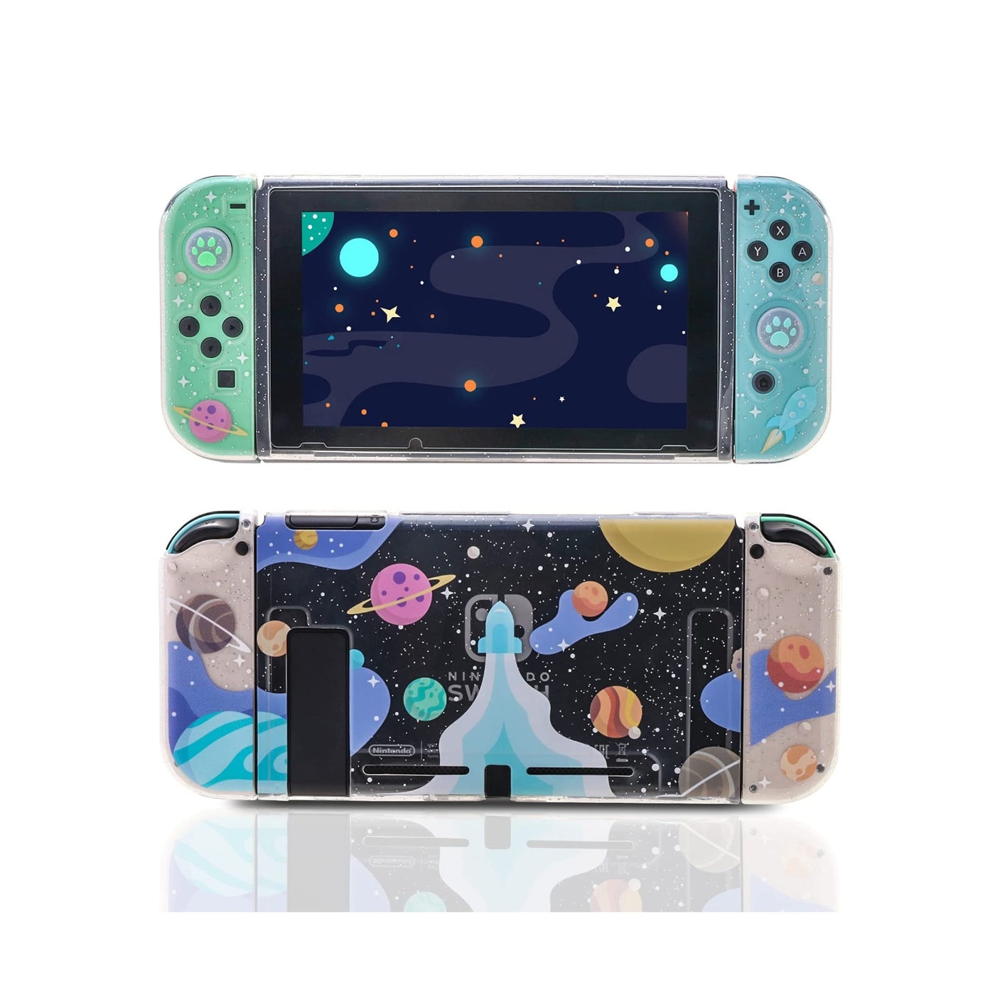 Clear Glitter Switch TPU Case, Protective Switch…