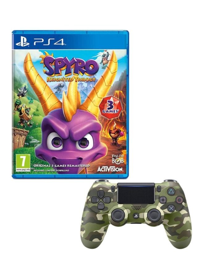 Spyro Reignited Trilogy (Intl Version) With DualShock…