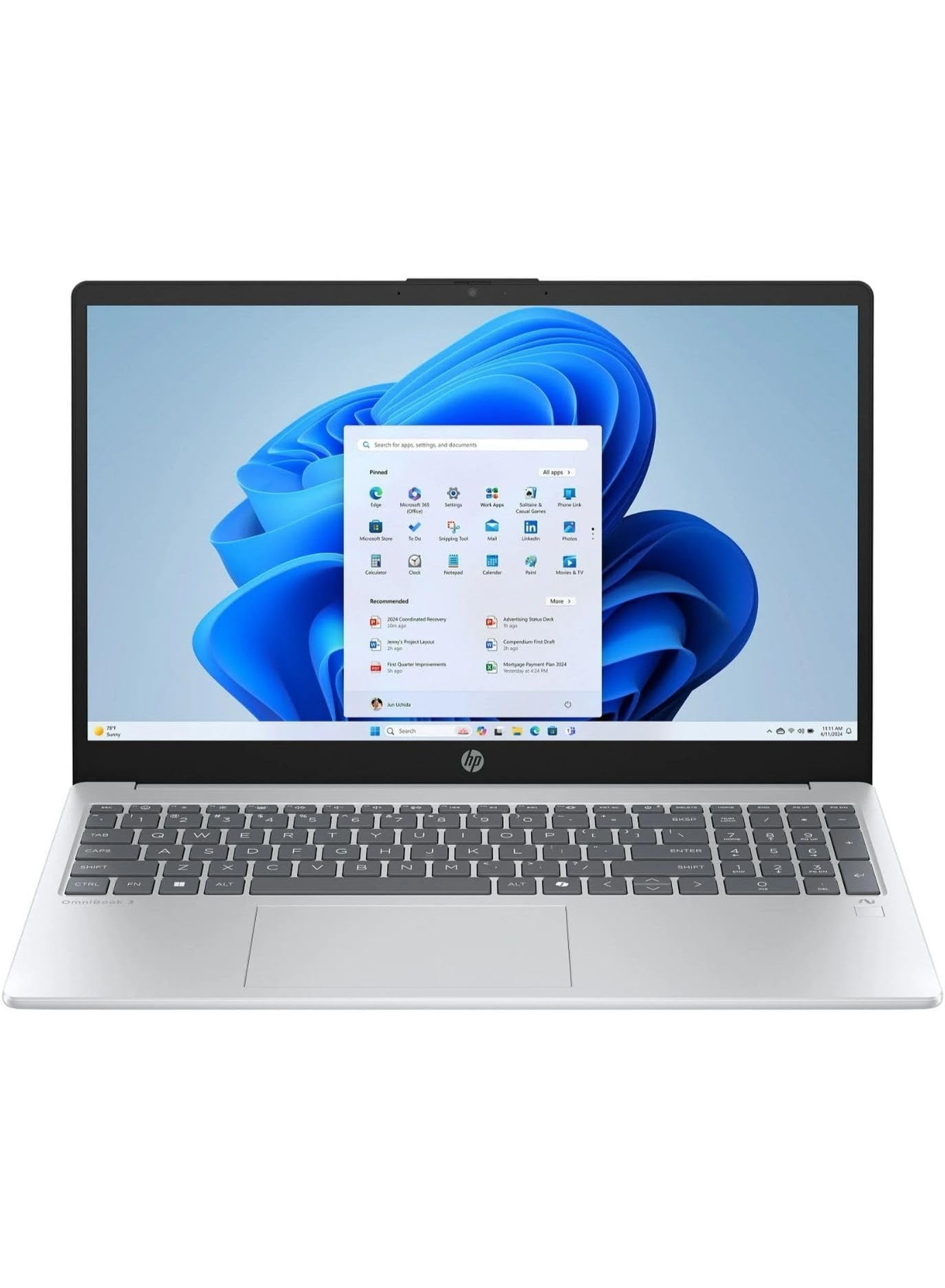 Compare OmniBook 3 Copilot+ 15.6 FHD Touch Laptop, AMD Ryzen 5 AI 5 330, 16GB DDR5 RAM, 512GB SSD, AI Smart Features, WiFi 6, Windows 11 Home, Glacier Silver, 2025 English Glacier Silver at KSA Price
