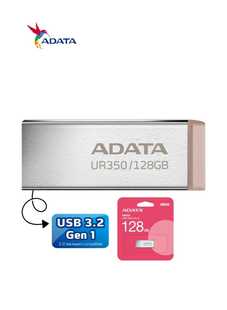UR350 128GB USB 3.2 (USB 5Gbps) Flash Drive…
