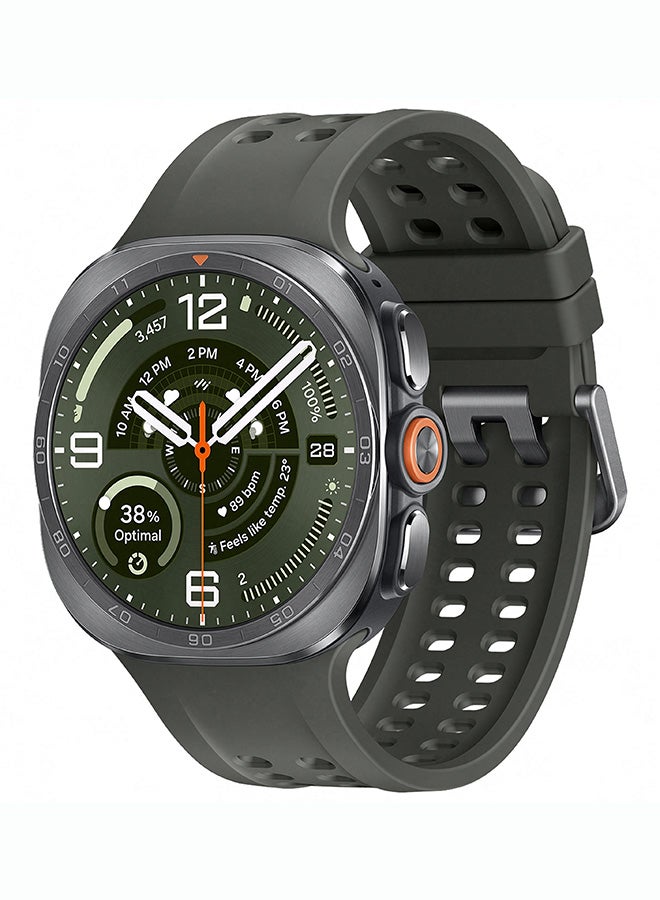 Compare Galaxy Watch Ultra 2, 47mm LTE Smartwatch, International Version, Bluetooth, Rugged Luxury design, 800 mAh Battery, Fast Charging, Trail Run, Energy Score, Sleep Coaching, Raise to Talk Titanium Silver at KSA Price