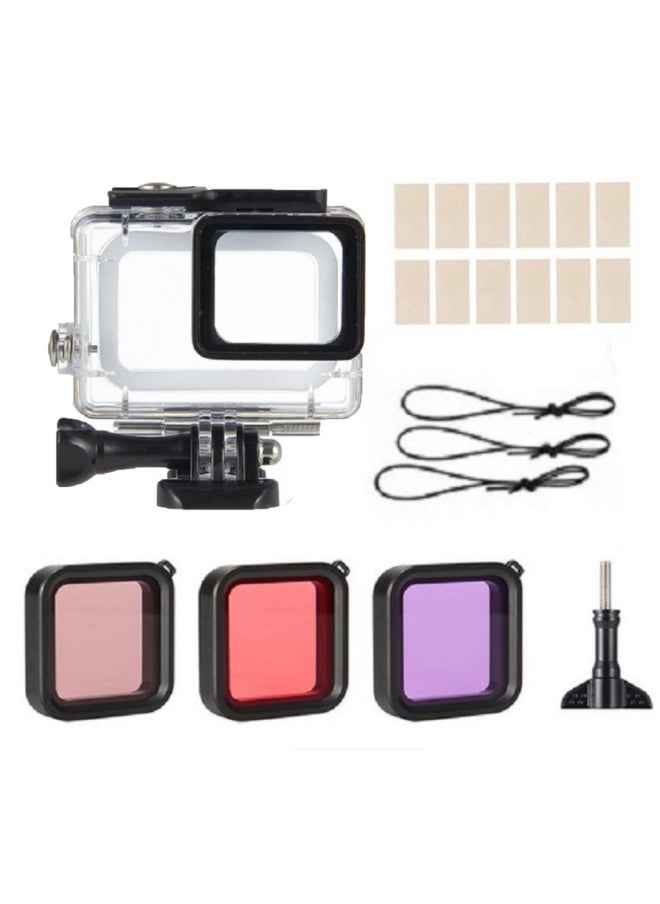 Compare Supply Gopro Hero567 Sports Camera Accessories Diving Waterproof Case Filter Antifog Film SetColor:Waterproof Shell Set at KSA Price