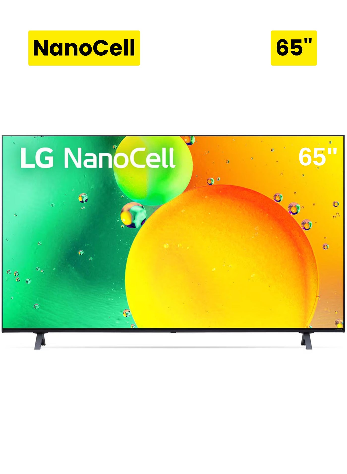 Compare 65inch Nanocell 4k Smart Tv Nano75 Webos 22 ?5 Gen5 Ai Processor 4k Hdr10 Pro Ai Sound Pro Thinq Ai 2022 Model 65nano75sqa Black 65NANO75SQA Black at KSA Price