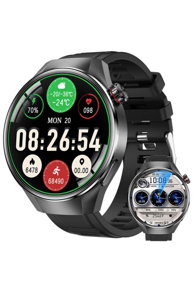 Compare Mens Smartwatch 1.75 AMOLED, Bluetooth Calls, Sleep Monitor, Fitness Tracker, IP67 Waterproof Smart Watch for Men, Compatible with AndroidiOS, Voice Assistant at KSA Price
