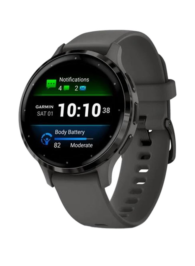 Compare Venu 3S  41MM  Up To 10 Days Battery Life  1.2inch Amoled Display, Scratch Resistant, Corning® Gorilla® Glass 3, Heart Rate Monitor, Stress Tracking,  Builtin Sports Apps, Advanced GPS Features, iOS and Android Compatible pebble grey case and silicone band at KSA Price