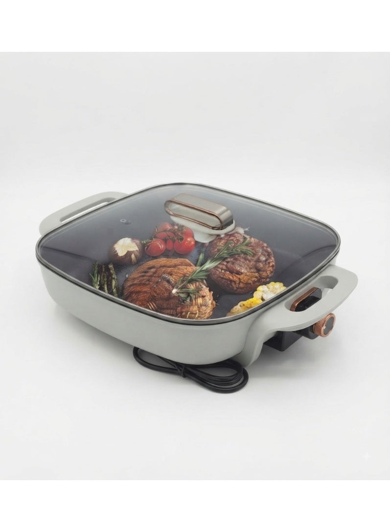 L-7706 1200W 5L Electric Hot Pot & Shabu…