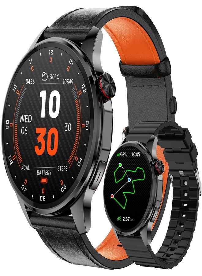 Compare Smart Watch for Men Builtin GPSAnswerMake CallText, 1.46 AI Smartwatch for Android PhonesiPhone, 100+ Sport Mode Fitness Tracker with HealthSleep Monitor, CompassBarometerAltitude2 Straps at KSA Price
