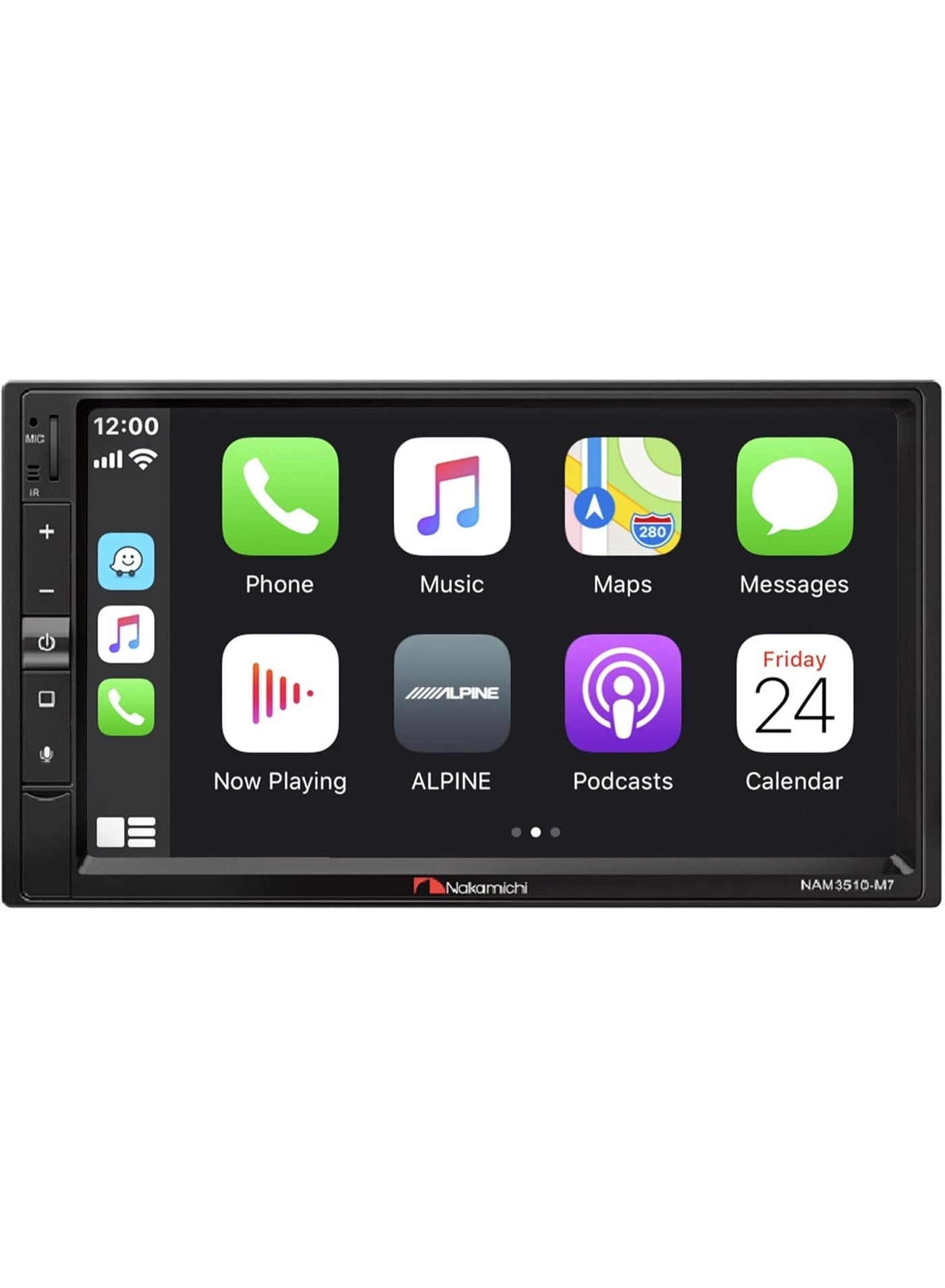 Compare Nakamichi NAM3510M7 7  Touchscreen inDash DoubleDIN Stereo at KSA Price