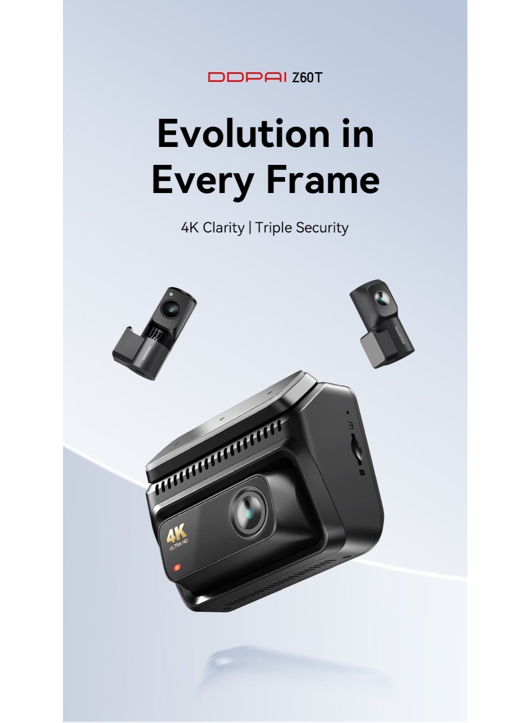 DDPAI Z60T Dash Cam 4K + 2K + 1080P…