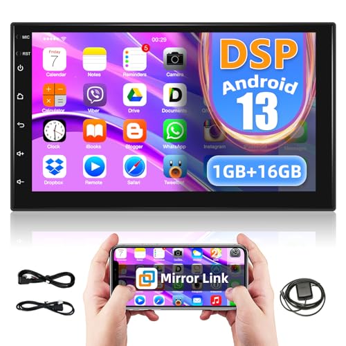 Android 13.0 2Din Car Stereo,7 Inch Touchscreen…