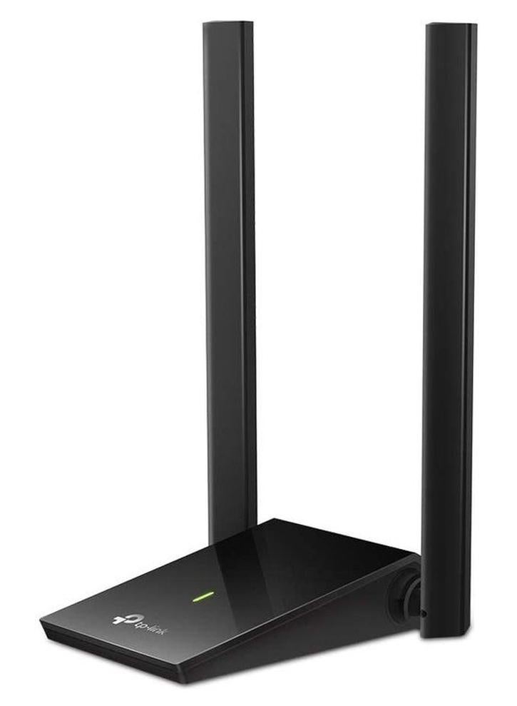 Compare USB WiFi Adapter for PC Archer T4U Plus AC1300Mbps Dual Band Wireless Network Adapter for Desktop with 2.4GHz5GHz High Gain 5dBi Antennas, Supports Windows 108.187, Mac OS Black at KSA Price
