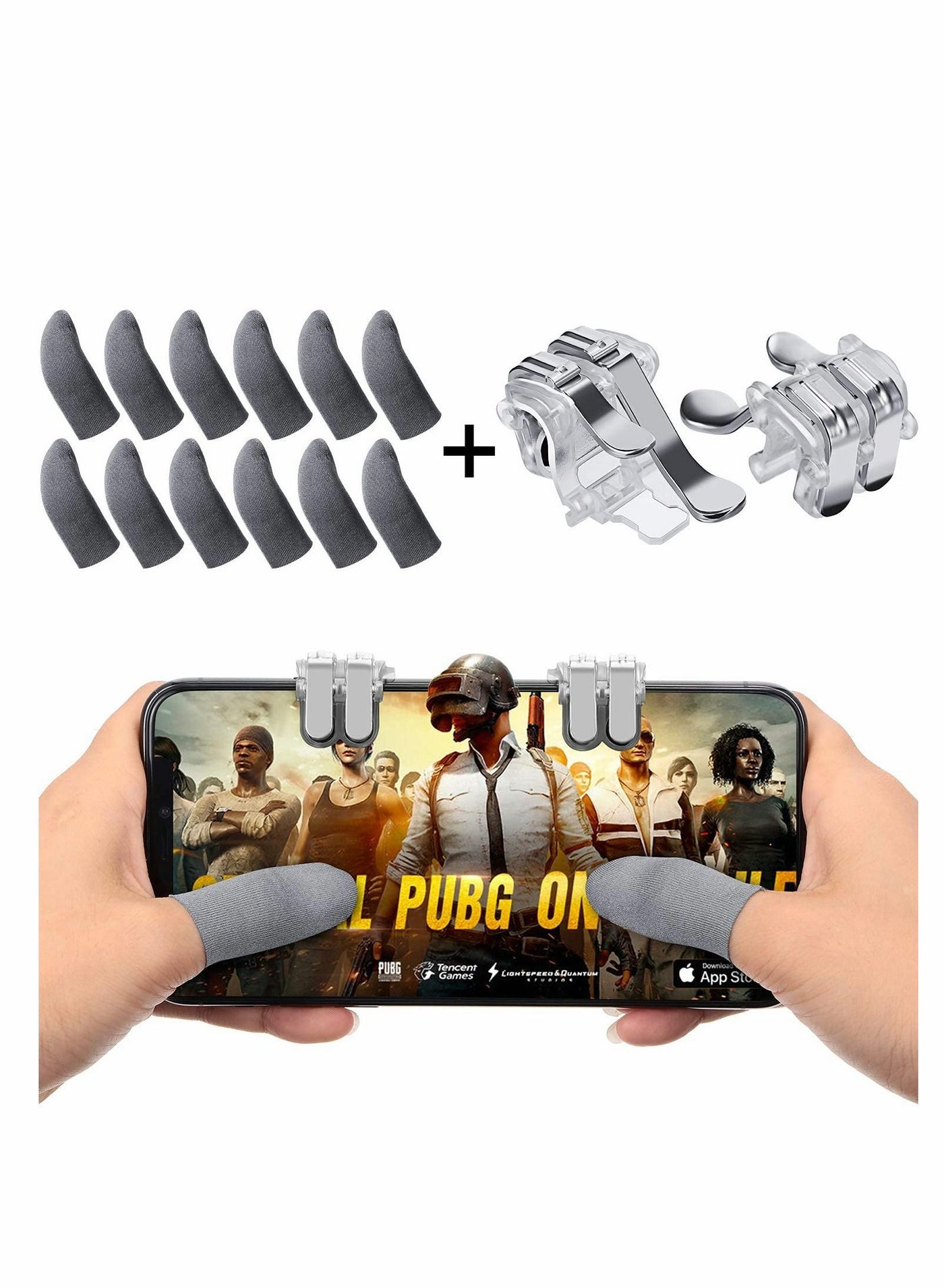 Finger Sleeves for Gaming, 12Pcs Highly Sensitive…