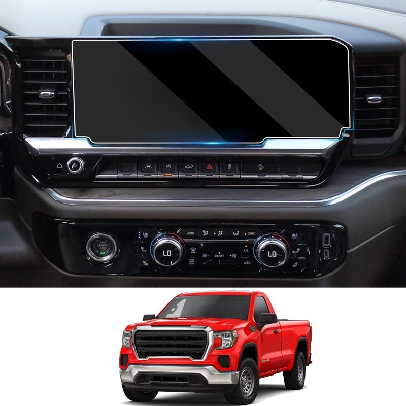 Compare Tempered Glass Screen Protector 13.4 Compatible with 20222025 Chevy Silverado GMC Sierra 150025003500 Navigation Touchscreen Protector High Definition 9H Hardness AntiFingerprint at KSA Price