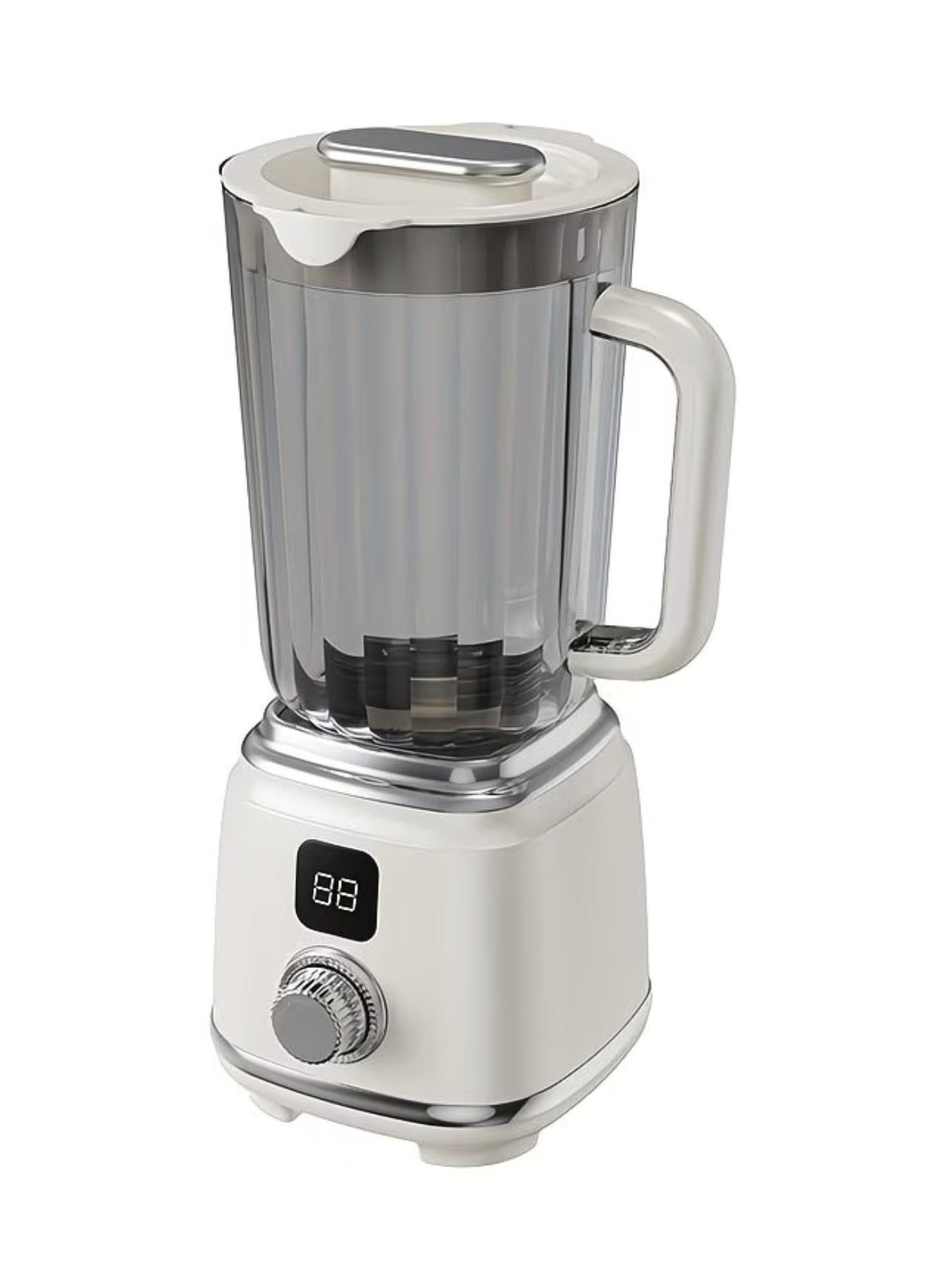 Compare Rechargeable Citrus Juicer With LED Display 600ML Portable Electric Juicer, Knob Control USB Juicer Blender 50W Dual Speed Fast & Slow, 3000mAh Battery Fruit & Vegetable Juicer Machine for Orange Lemon Kitchen Home Appliance White at KSA Price