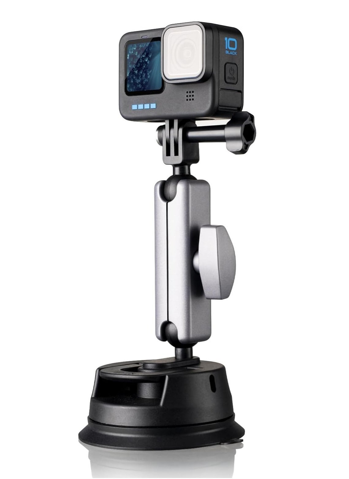 Compare Suction Cup Mount for Go Pro, Action Camera with 360° Dual Head Ball, Car Suction Cup Holder Suction Cup Mount for Insta360 X3 X2 Go3 Hero 12 11 10 9 8 Accessories, 1 Pcs at KSA Price