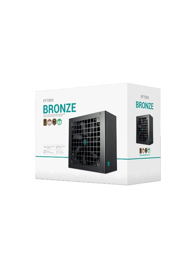 Compare PF700X 700W 80 Plus Bronze Certified ATX Power Supply, Active PFC, DCtoDC Conversion, NonModular, 120mm Silent Fan, Flat Black Cables, Reliable PSU for Gaming & Workstation PCs, Black | RPF700XHD0BJGUK at KSA Price