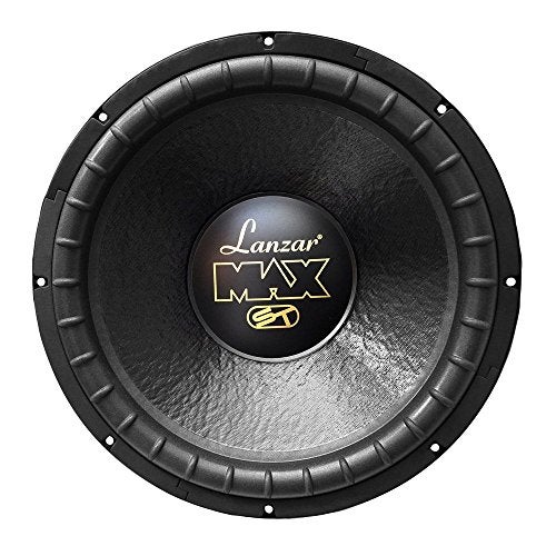 Lanzar 15in Car Subwoofer Speaker - Black Non-Pressed…