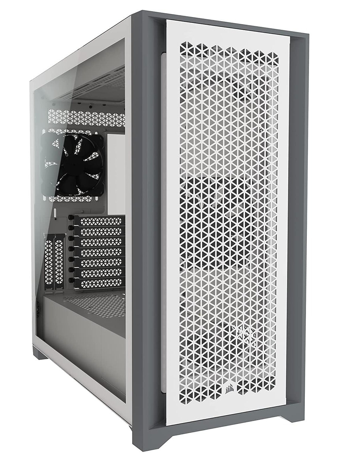 Compare 5000D Cc9011211Ww Airflow Tempered Glass MidTower Atx Pc Case  White at KSA Price
