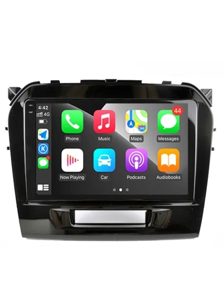 Compare Android Screen For Suzuki Vitara 2015 To 2020 4GB RAM Support Apple Carplay Android Auto Wireless QLED Touch Screen AHD Camera Included SIM Card Support Bluetooth DSP at KSA Price