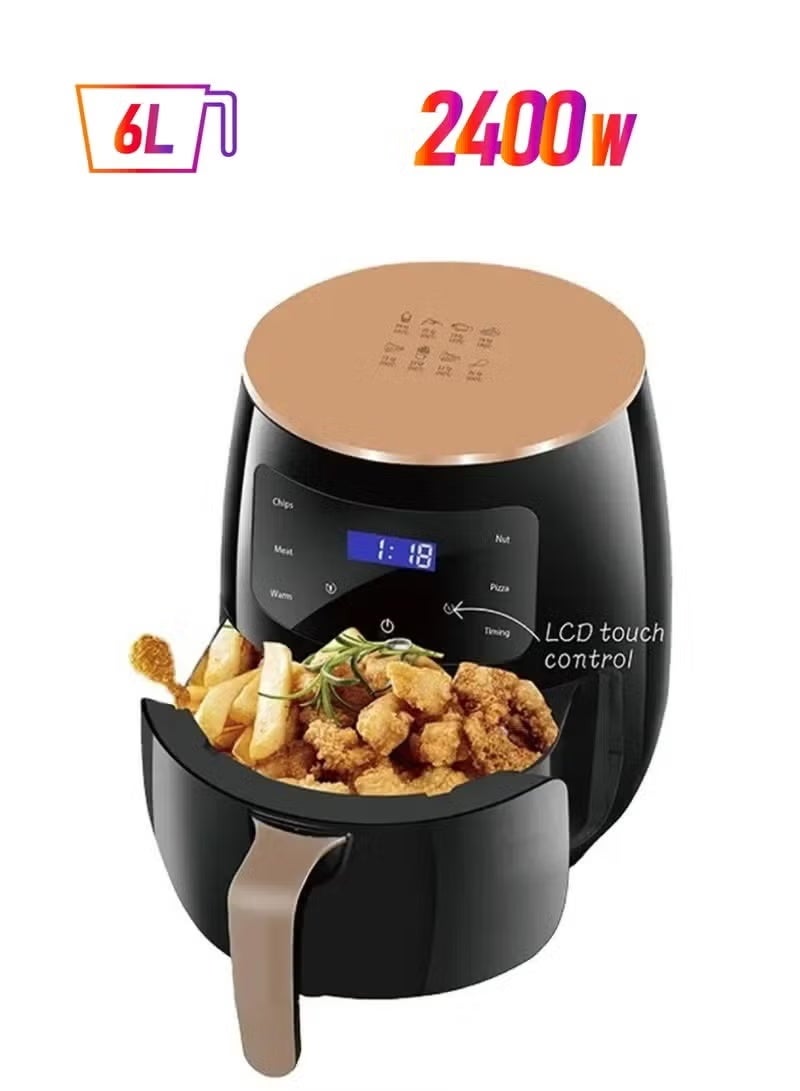 6L High-Power Air Fryer 2400W With Non-Stick…