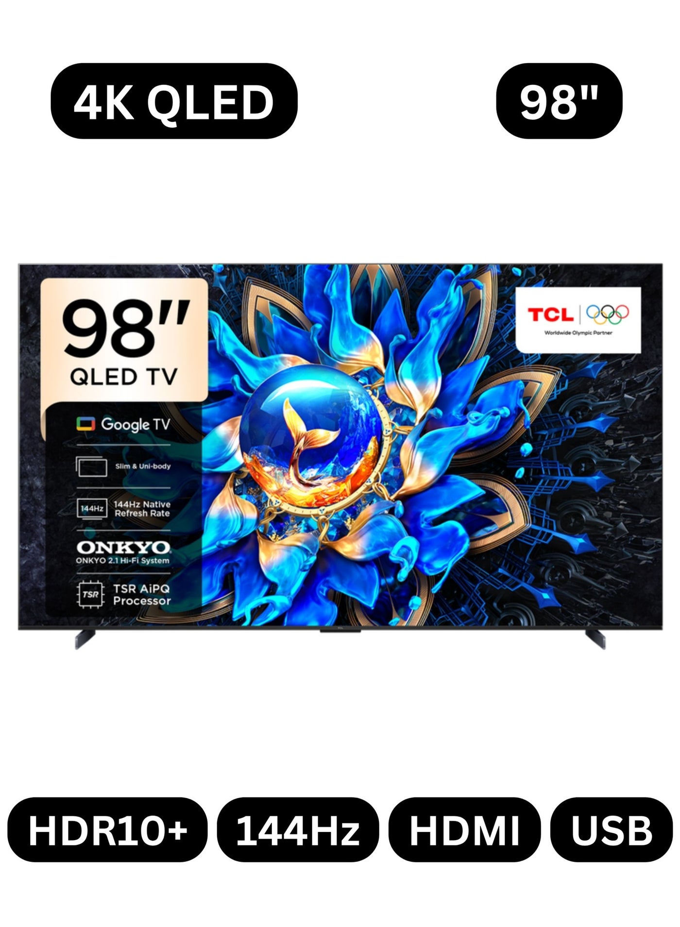 98-inch T8C Premium QLED 4K Smart TV (2026…