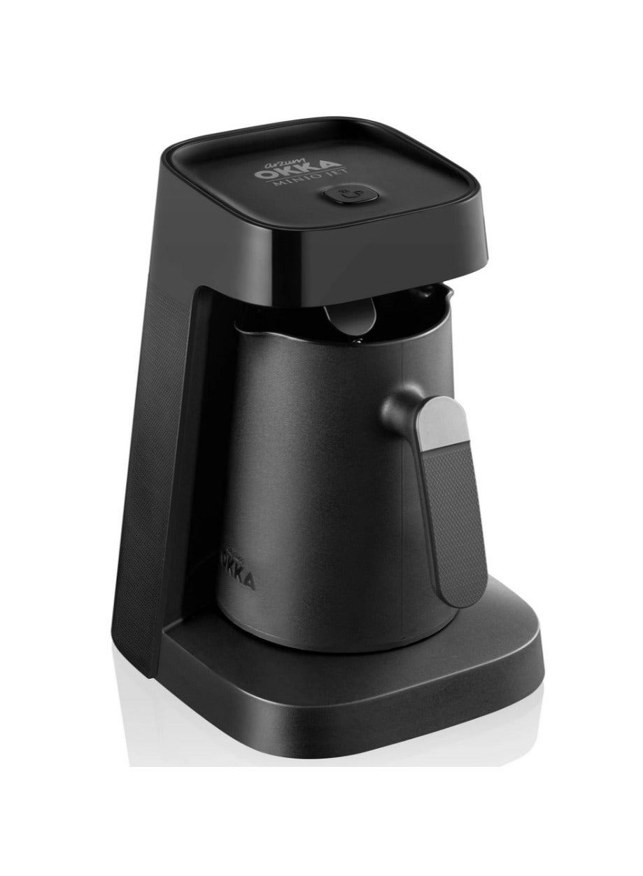 Compare Okka Jet Automatic Turkish Coffee Machine 400W – 5 Cup Electric Coffee Maker, Fast Brew, AntiSpill, Easy Clean 1182 ml 400 W OK0017 BlackChrome at KSA Price