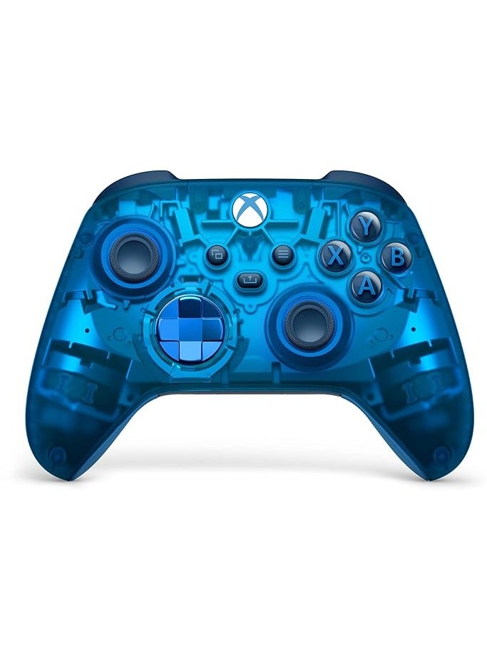Compare Xbox Wireless Controller Sky Cipher Special Edition  Wireless & Bluetooth Connectivity  New Hybrid DPad  New Share Button  Featuring Textured Grip  Easily Pair & Switch Between Devices at KSA Price