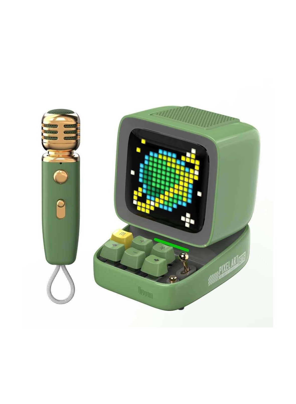 Compare Divoom DitooMic Retro Pixel Art Game Bluetooth Speaker Microphone Karaoke Function at KSA Price