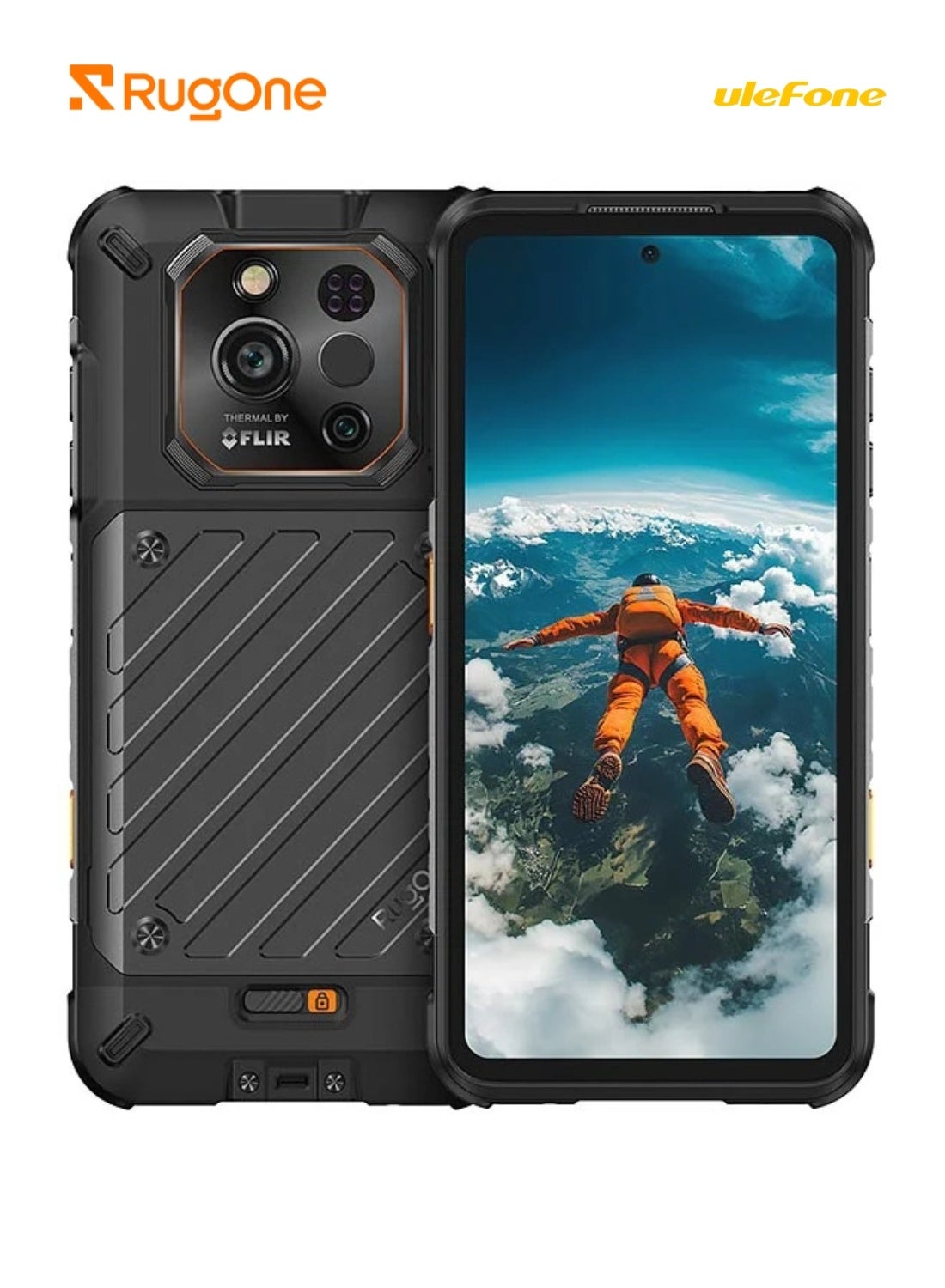 Compare RugOne Xever 7 Pro Thermal Rugged Smartphone 5G | FLIR Lepton 3.5 Thermal Camera | 12GB RAM + 512GB Storage | 6.67 120Hz AMOLED Display | MediaTek Dimensity 7025 | Dual SIM + eSIM | IP68IP69K Waterproof | 5550mAh Swappable Battery | Android 15 at KSA Price