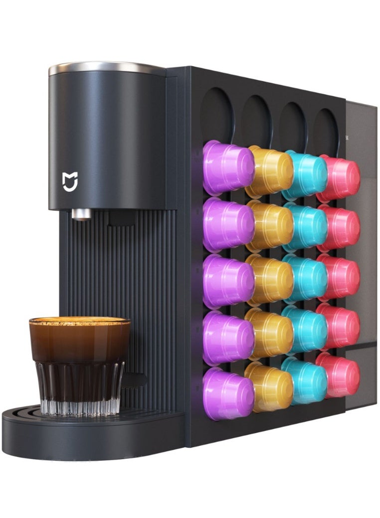 Compare Mijia Capsule Coffee Machine S1,Onekey Extraction Dual Drive Precision Temperature Control Coffee Machine 650 ml 1250 W CMC001 Black at KSA Price