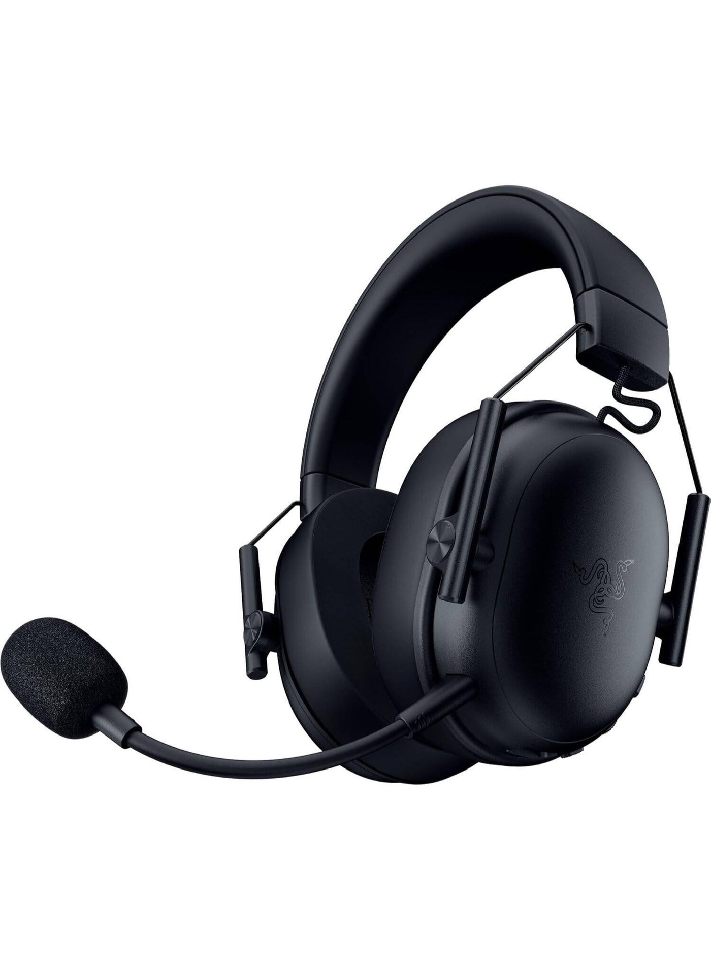 Compare 1400 mAh Blackshark V3 X Hyperspeed Gaming Headset, TriForce 50 mm Drivers Gen 2, Detachable HyperClear Cardioid 9.9 mm Mic, HyperSpeed Wireless, Up to 70H Battery Life, PC, Black | RZ0405420100R3M1 Black at KSA Price