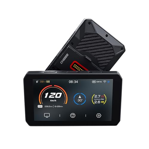 Compare CHIGEE AIO5 Play for BMW Motorcycles, 3Pin Interface, PlugandPlay Smart Display with CarPlay & Android Auto, 60FPS Mode, IP68 Waterproof, Builtin GPS, AntiTheft Alarm, Data Reading at KSA Price