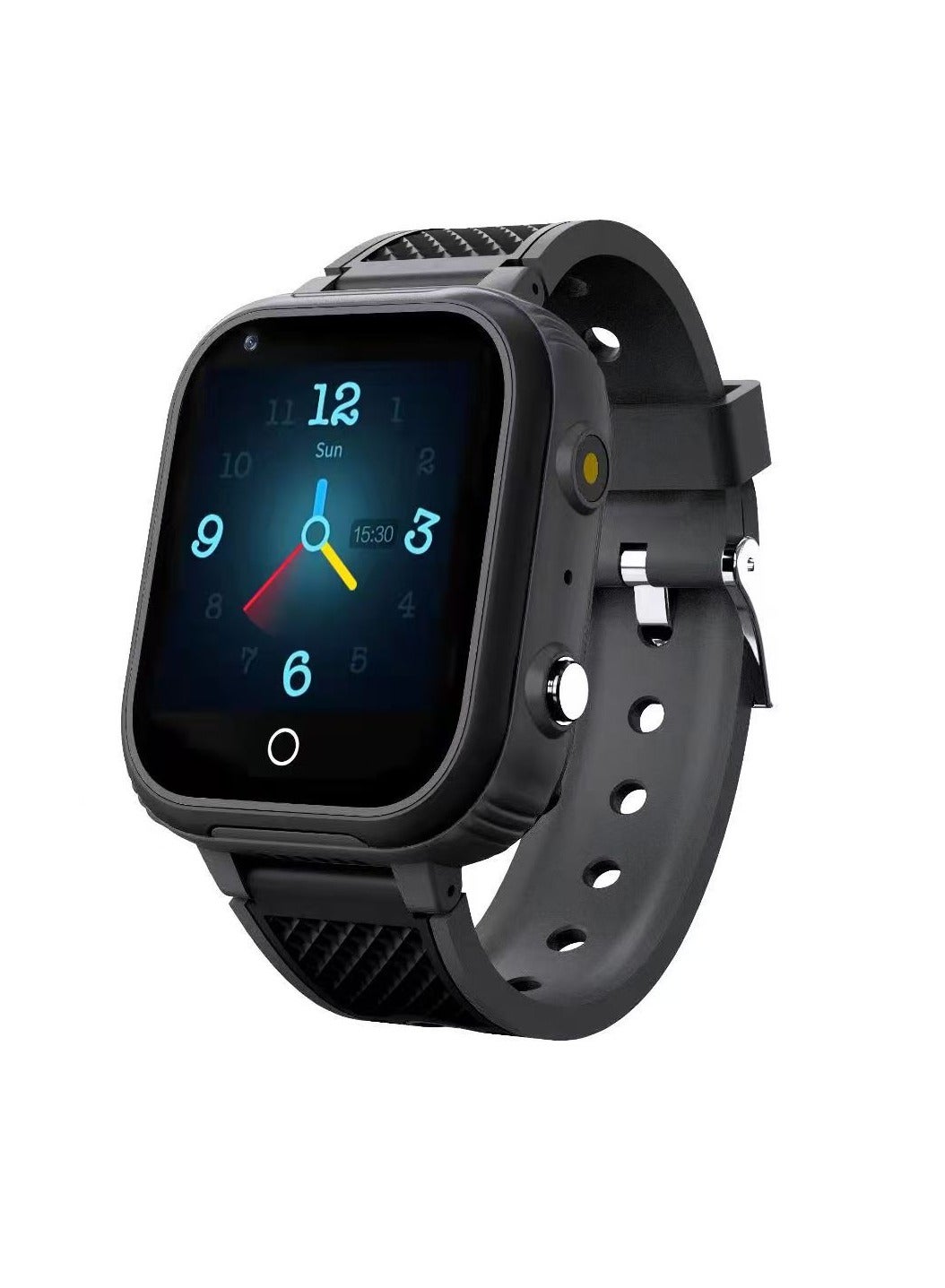 Compare LT21 Premium 4G Childrens Smartwatch with GPS, WiFi, Video Calls, SOS, IP67 Waterproof, Camera, Monitoring, Tracker, and Location Phone Black at KSA Price