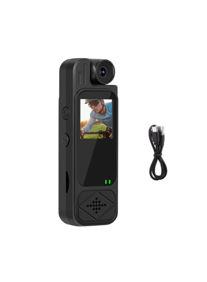 Mini Body Camera with 180° Rotating Lens Action Detection…