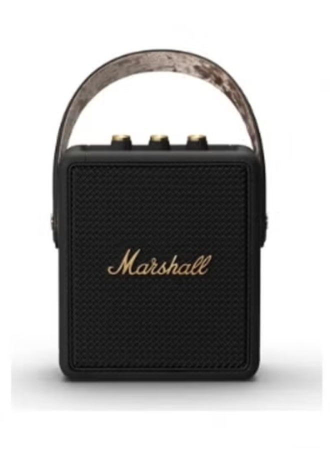 Compare Marshall Stockwell II Portable Bluetooth Speaker, Black and Brass at KSA Price