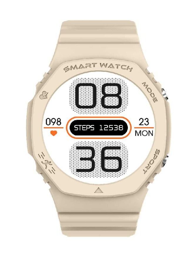 Compare GSport Smart Watch Beige at KSA Price