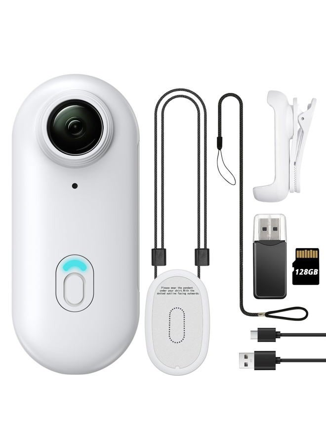 128GB FHD 1080P Mini Action Body Camera, Thumb…