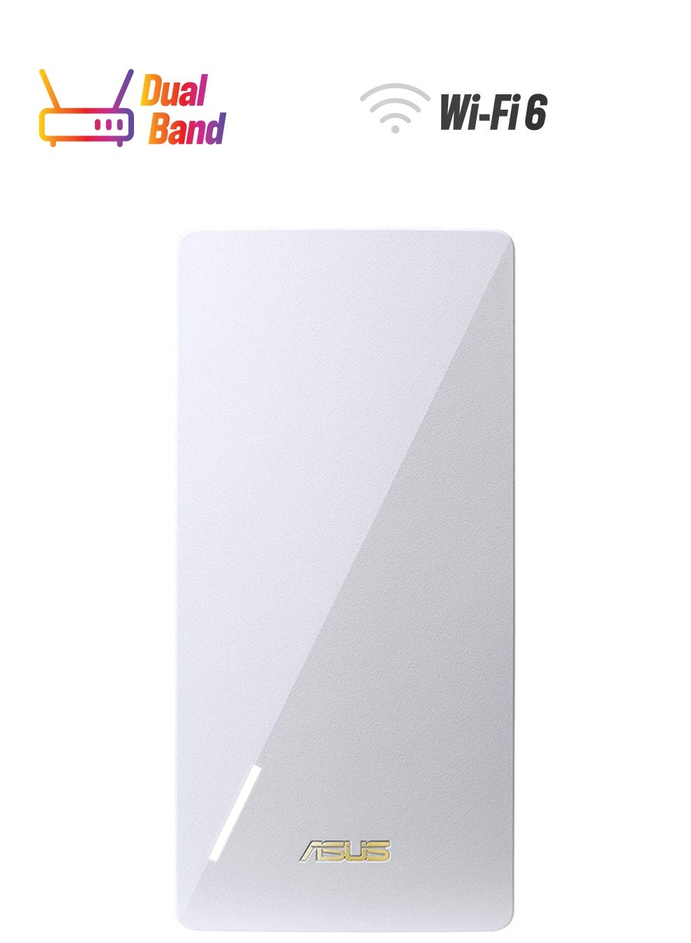 Compare RPAX58 AX3000 Dual Band WiFi 6 802.11ax Range Extender, AiMesh Extender for Seamless mesh WiFi; Works with Any WiFi Router White at KSA Price