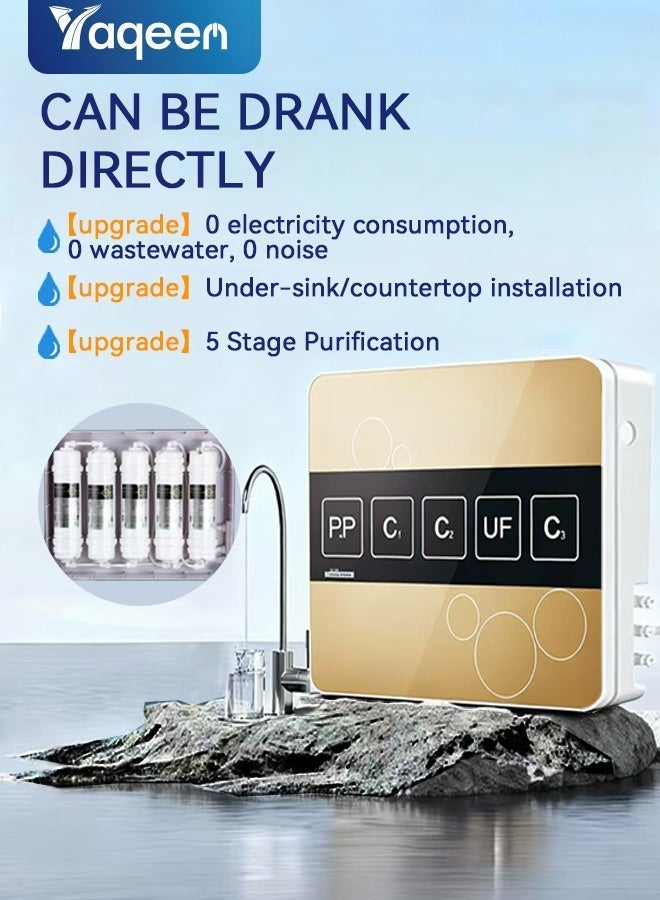 Under Sink Water Filter System 5 Stage 0.01?m Ultra…