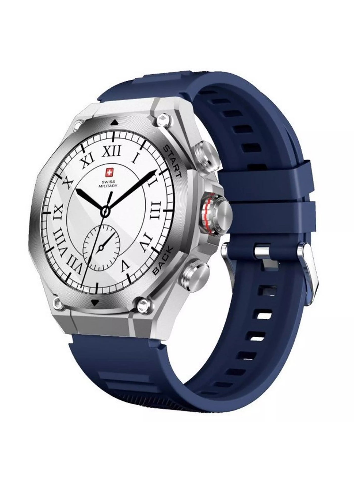 Swiss Military DOM 6 Smart Watch Silver Metal…