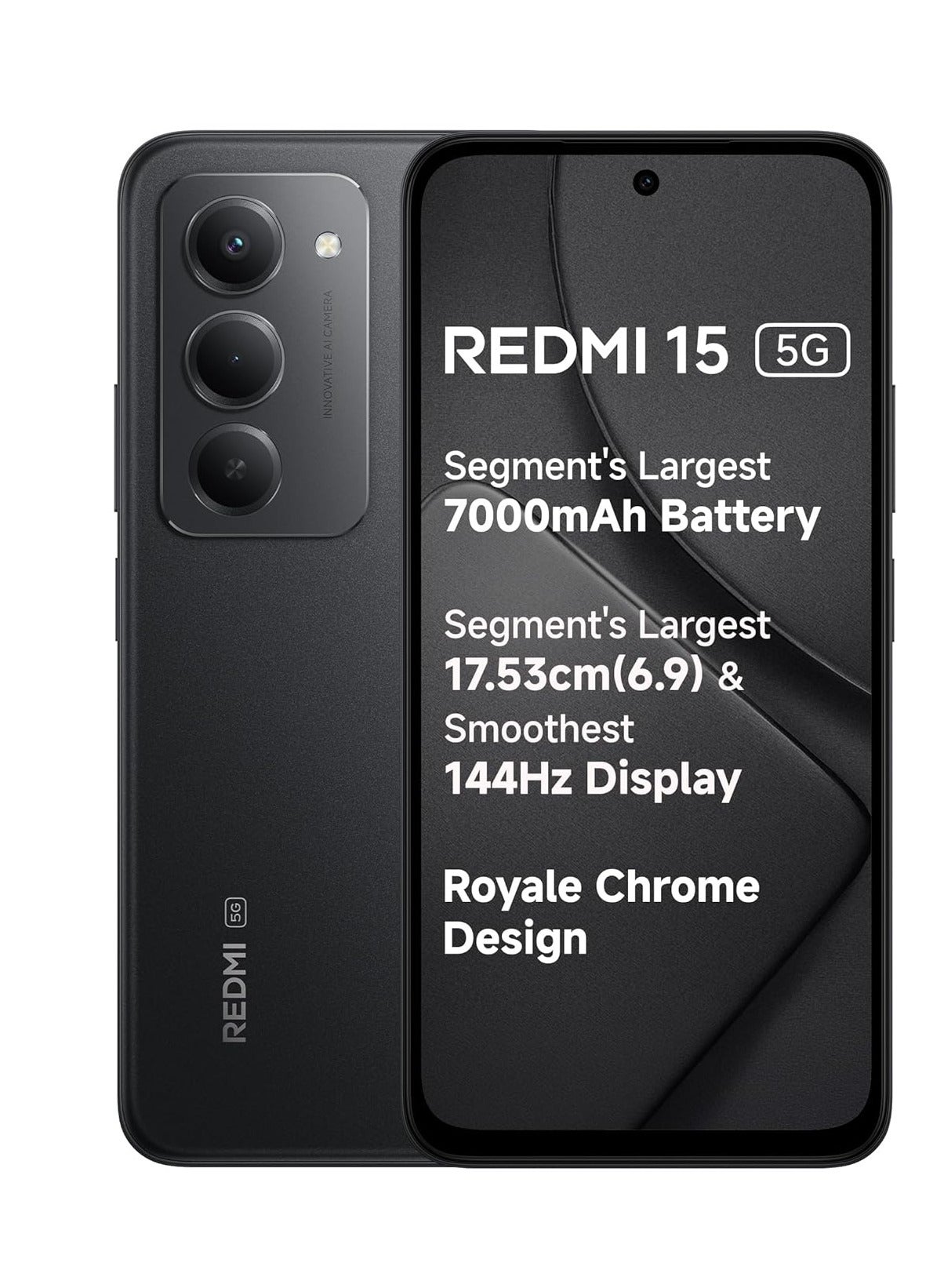 Redmi 15 5G Midnight Black 8GB + 256GB…