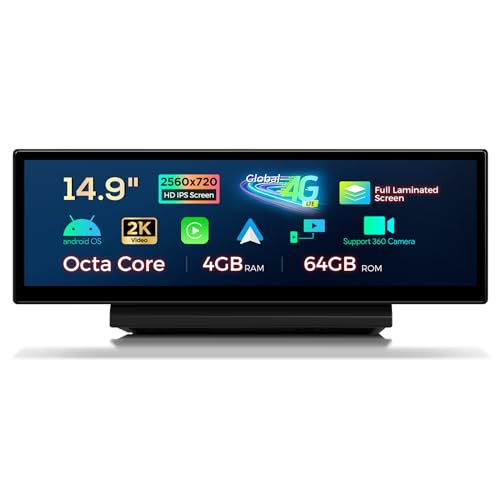 XTRONS 149 Inch Android 13 Car Stereo for…
