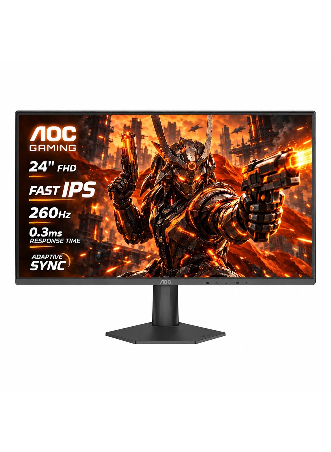 24 inch FHD gaming monitor (1920x1080), Fast…