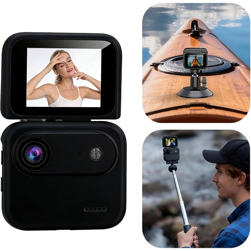 1080P Action Camera, Travel Mini Body Cam for…
