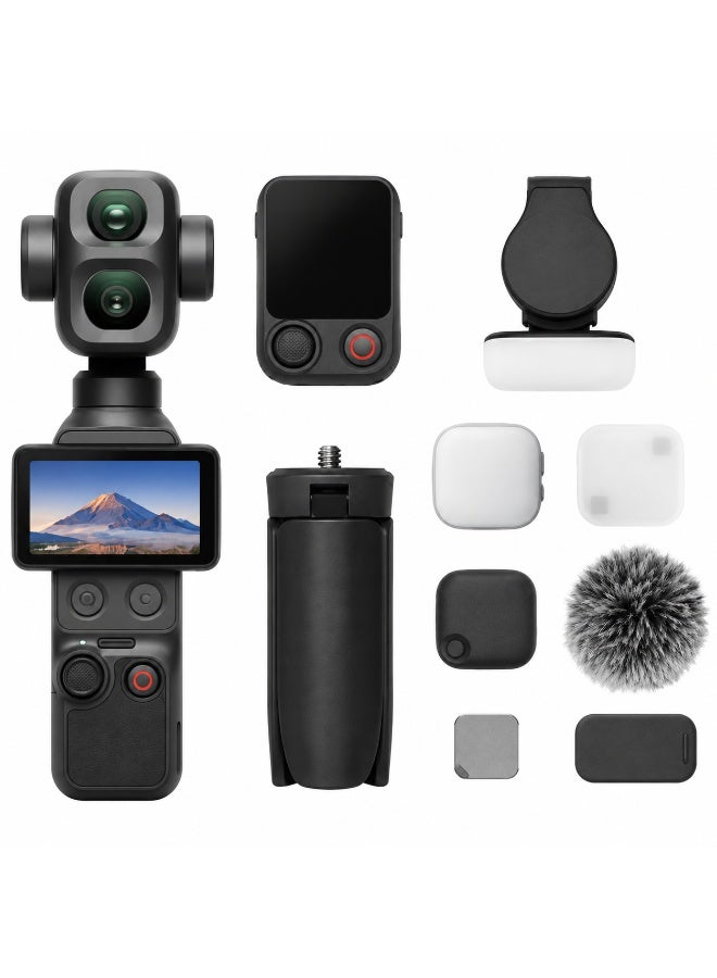 Compare Osmo Pocket 4P DualLens Vlog Camera Combo with Cinematic 4K at KSA Price