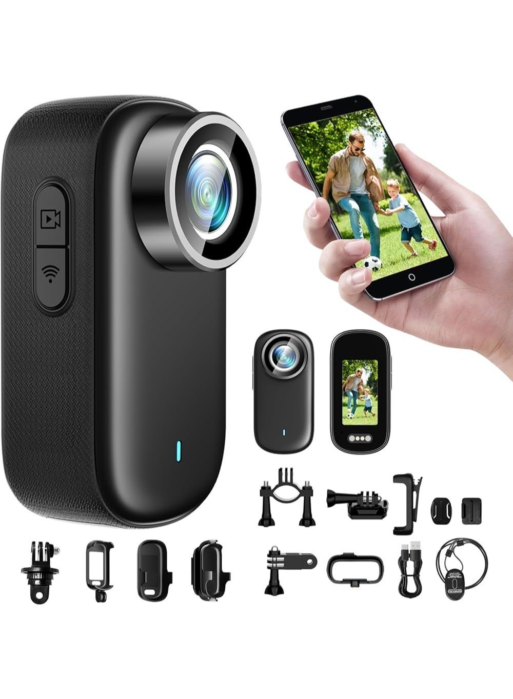 4K Action Camera Waterproof IPX7, Ultra HD Underwater…